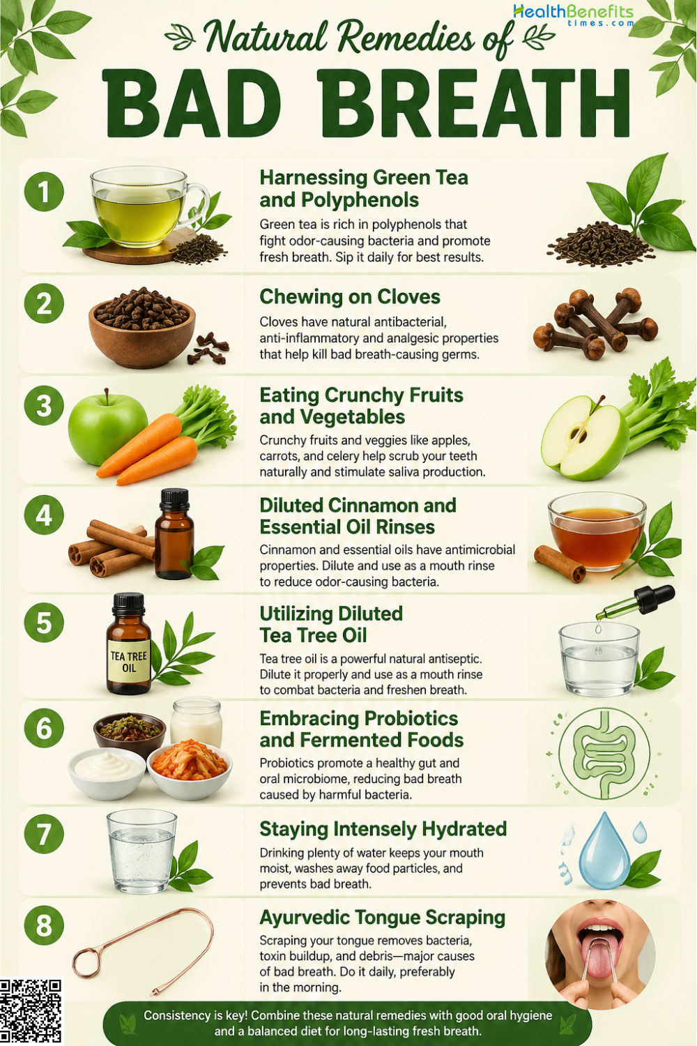 Natural Remedies of Bad Breath (Halitosis)