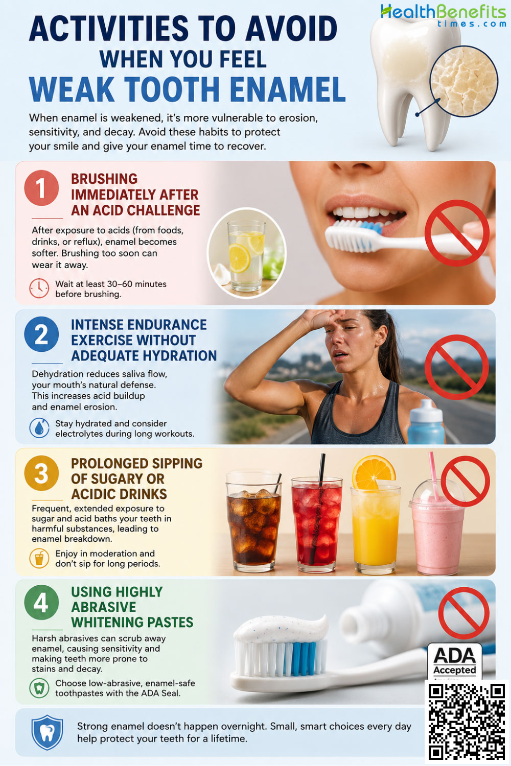 Activities to Avoid When You Feel Weak Tooth Enamel