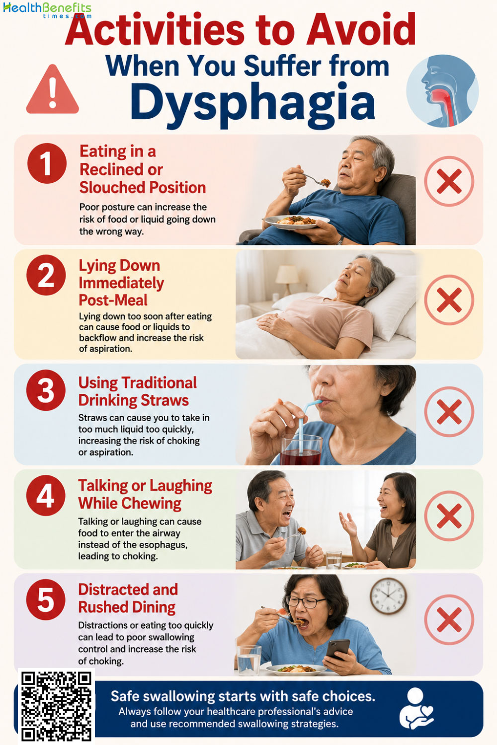 Activities to Avoid When You Suffer from Dysphagia