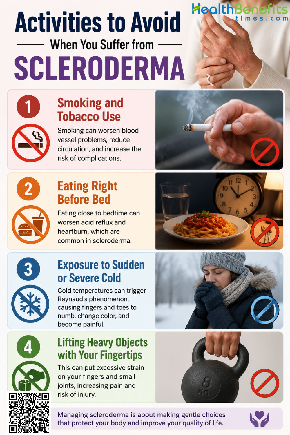 Activities to Avoid When You Suffer from Scleroderma