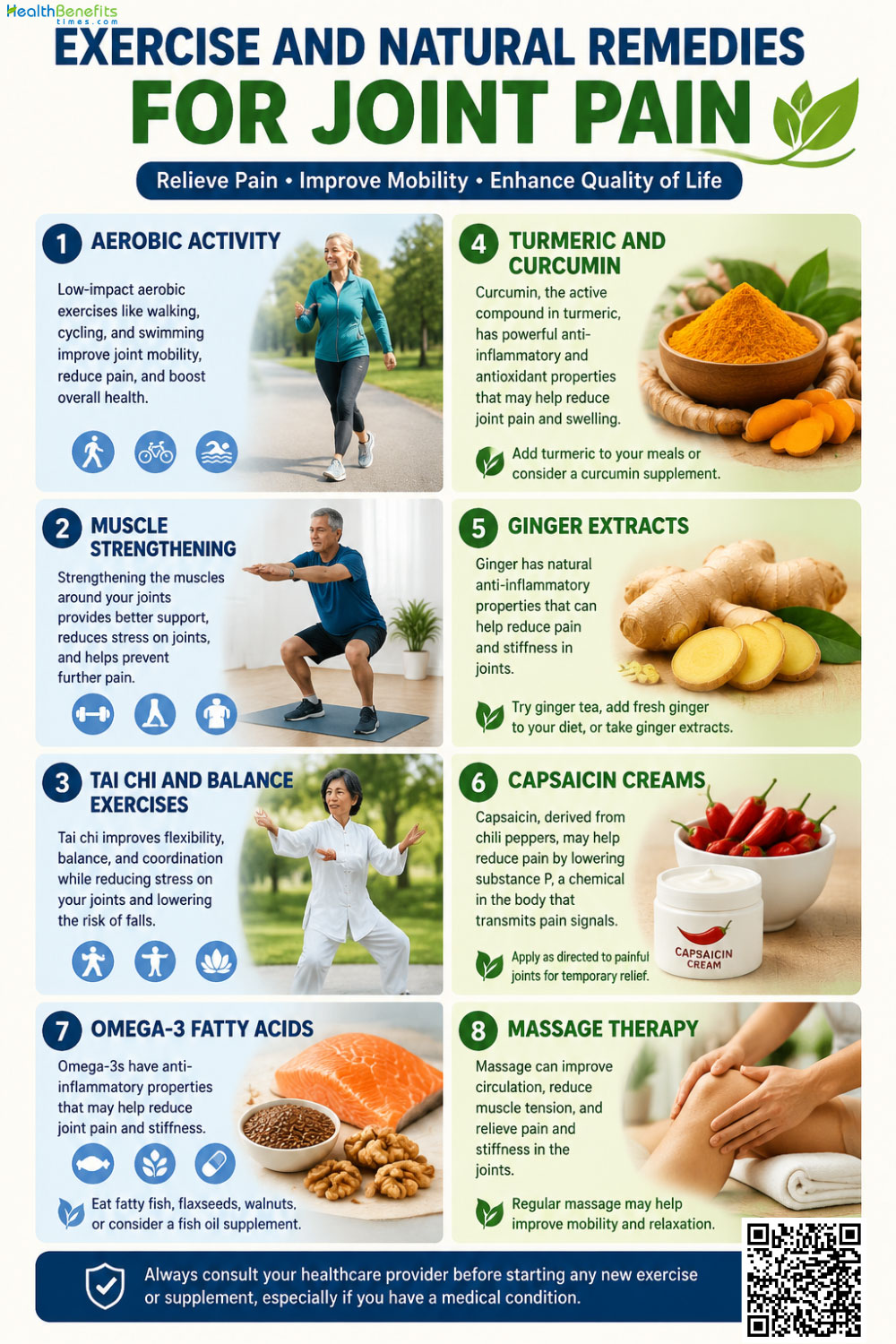 Exercise and Natural Remedies for Joint Pain