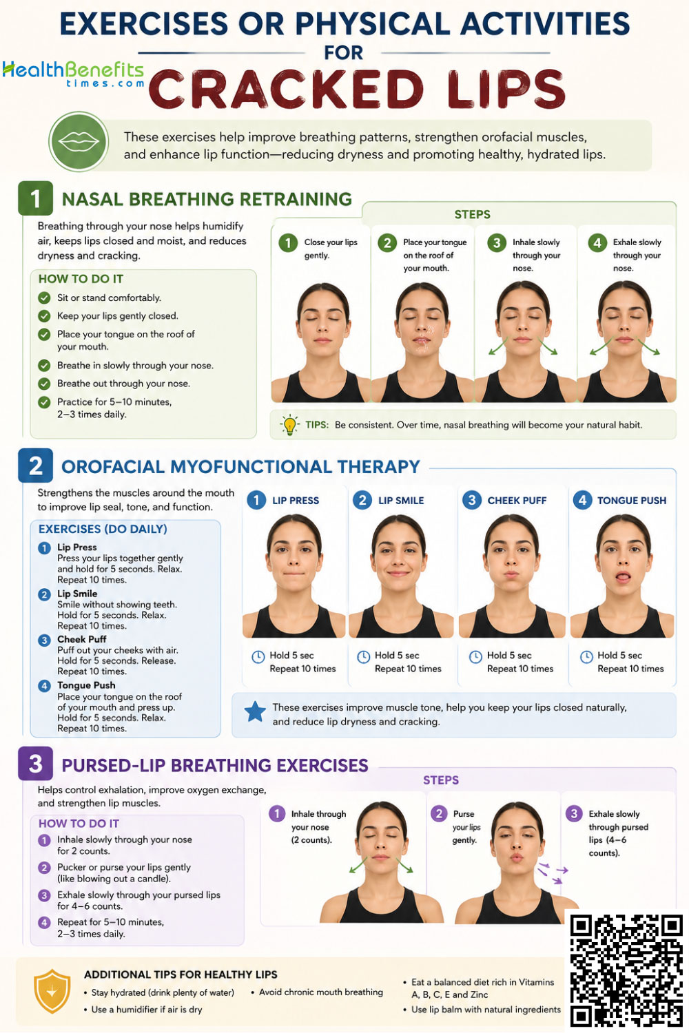 exercise or physical activities for Cracked Lips