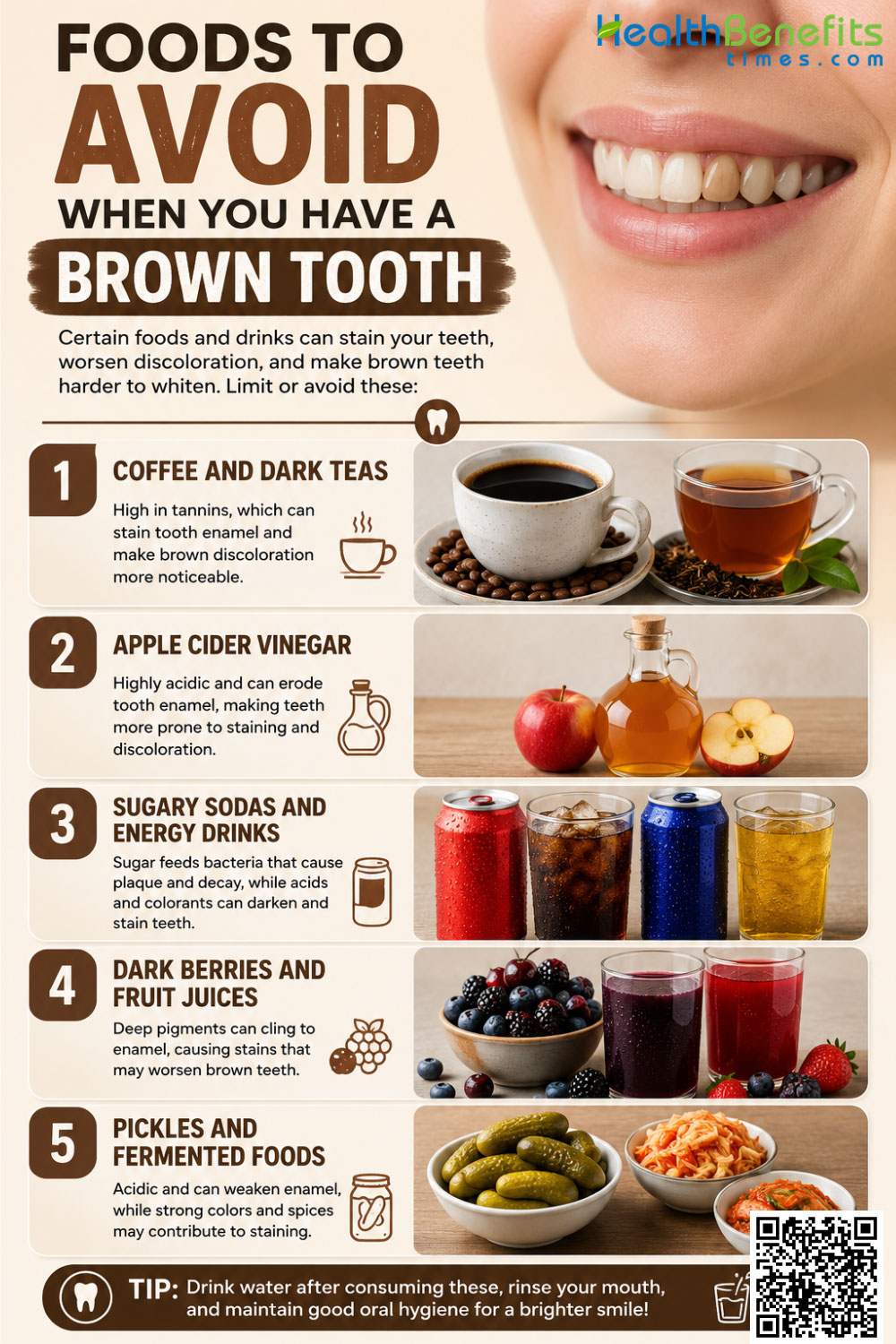 Foods to Avoid When You Have a Brown Tooth