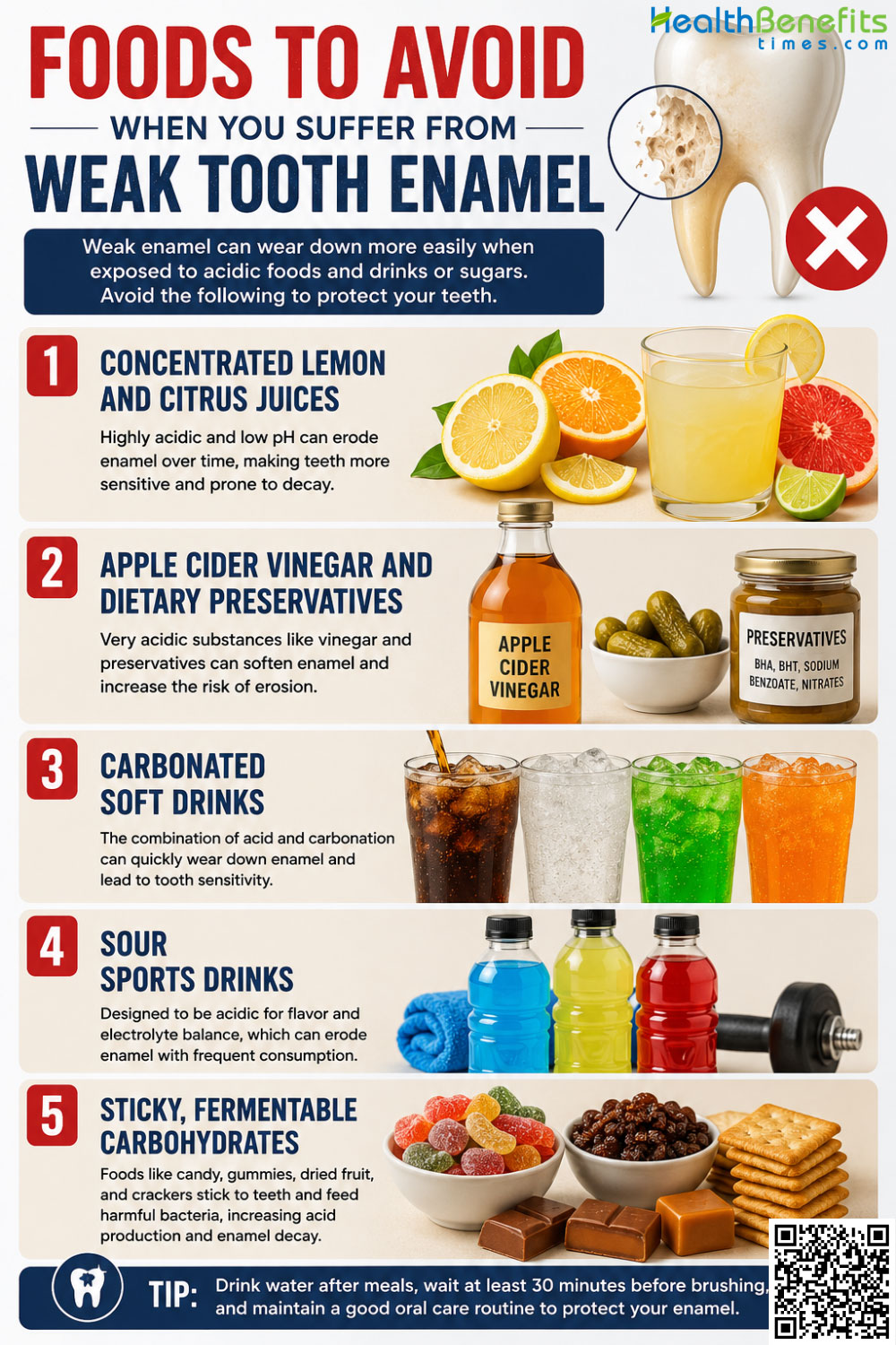 Foods to Avoid When You Suffer From Weak Tooth Enamel