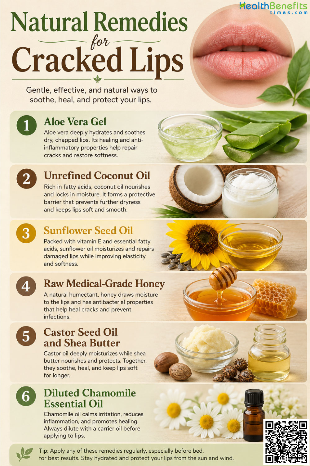 Natural Remedies for Cracked Lips