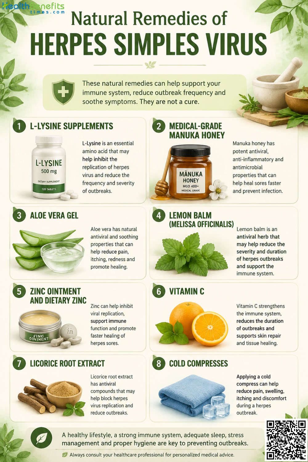 Natural Remedies for Herpes Simplex Virus