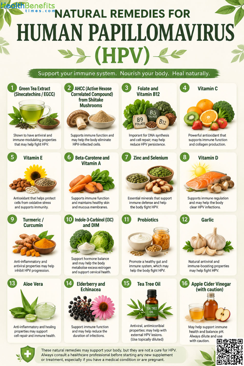 Natural Remedies for Human Papillomavirus (HPV)