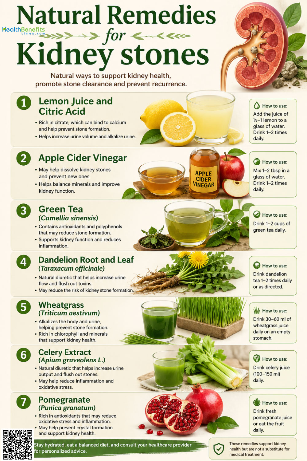 Natural Remedies for Kidney stones