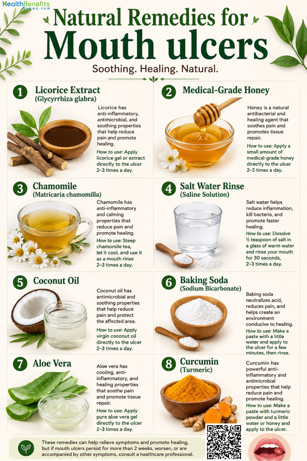 Natural Remedies for Mouth Ulcers