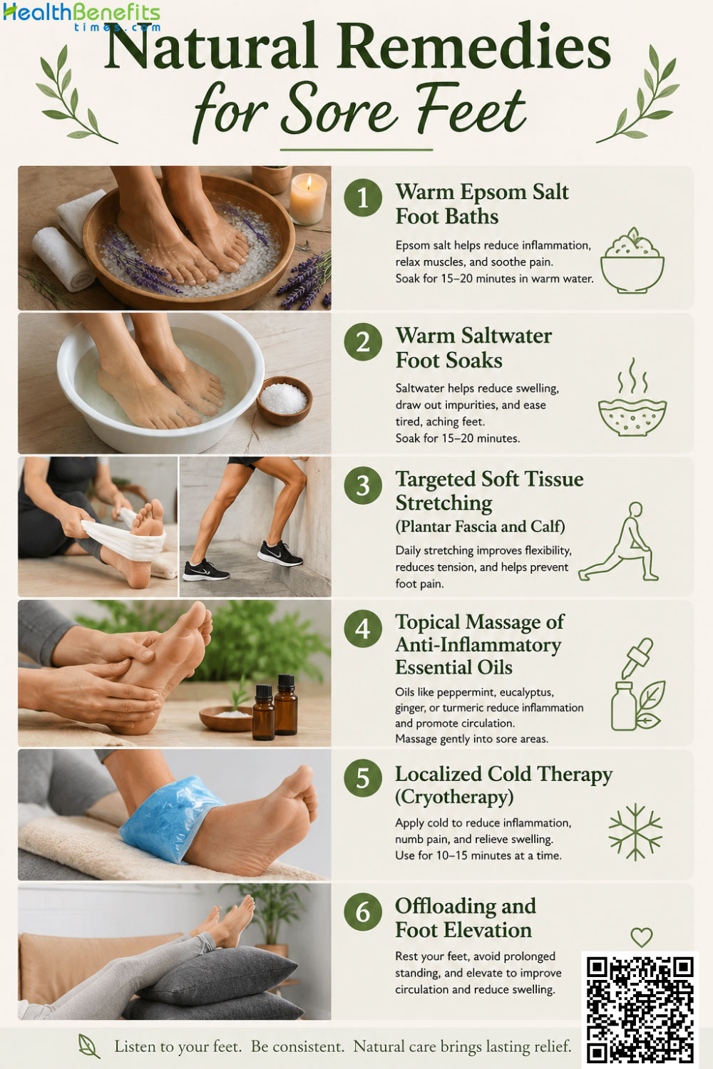 Natural Remedies for Sore Feet