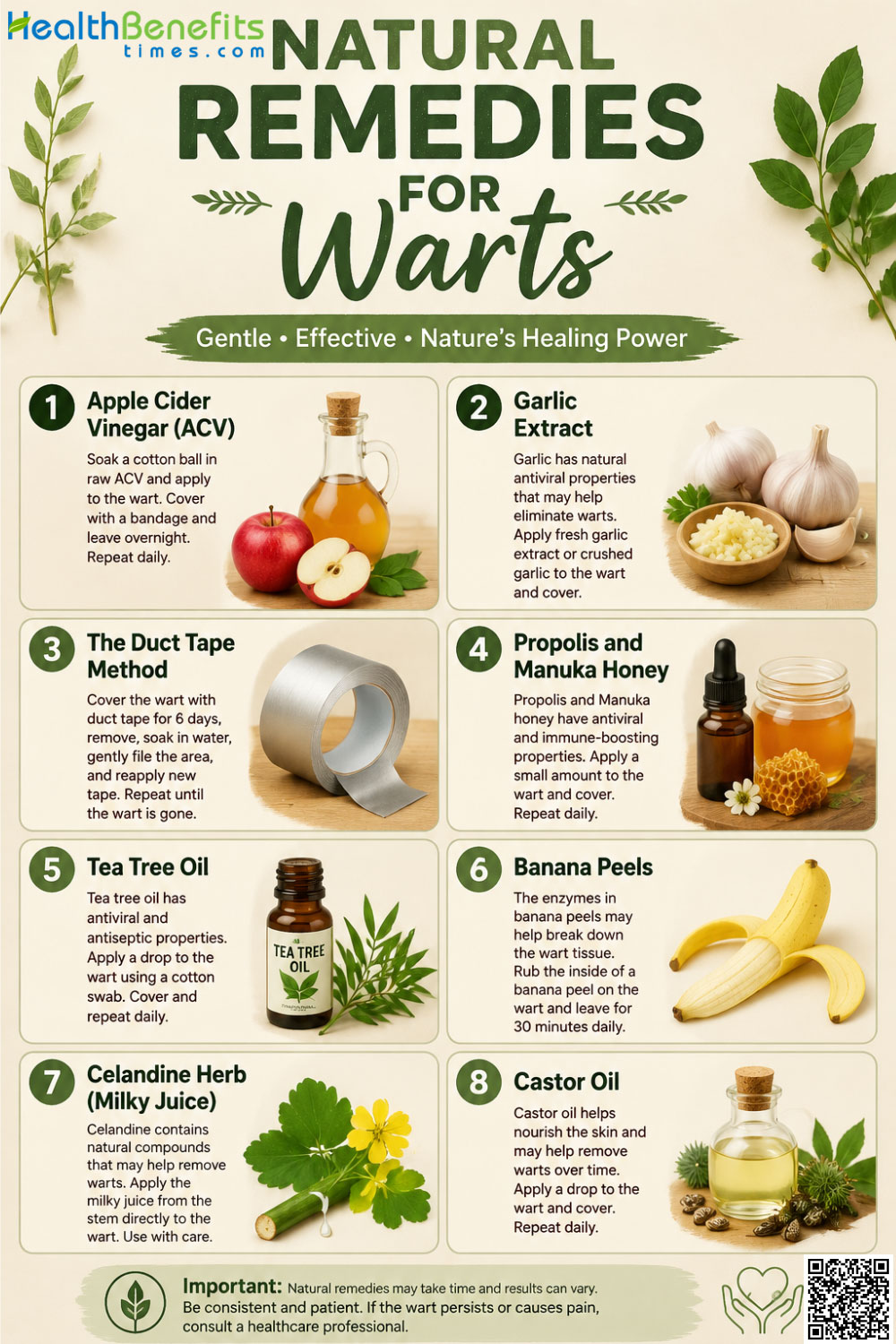 Natural Remedies for Warts