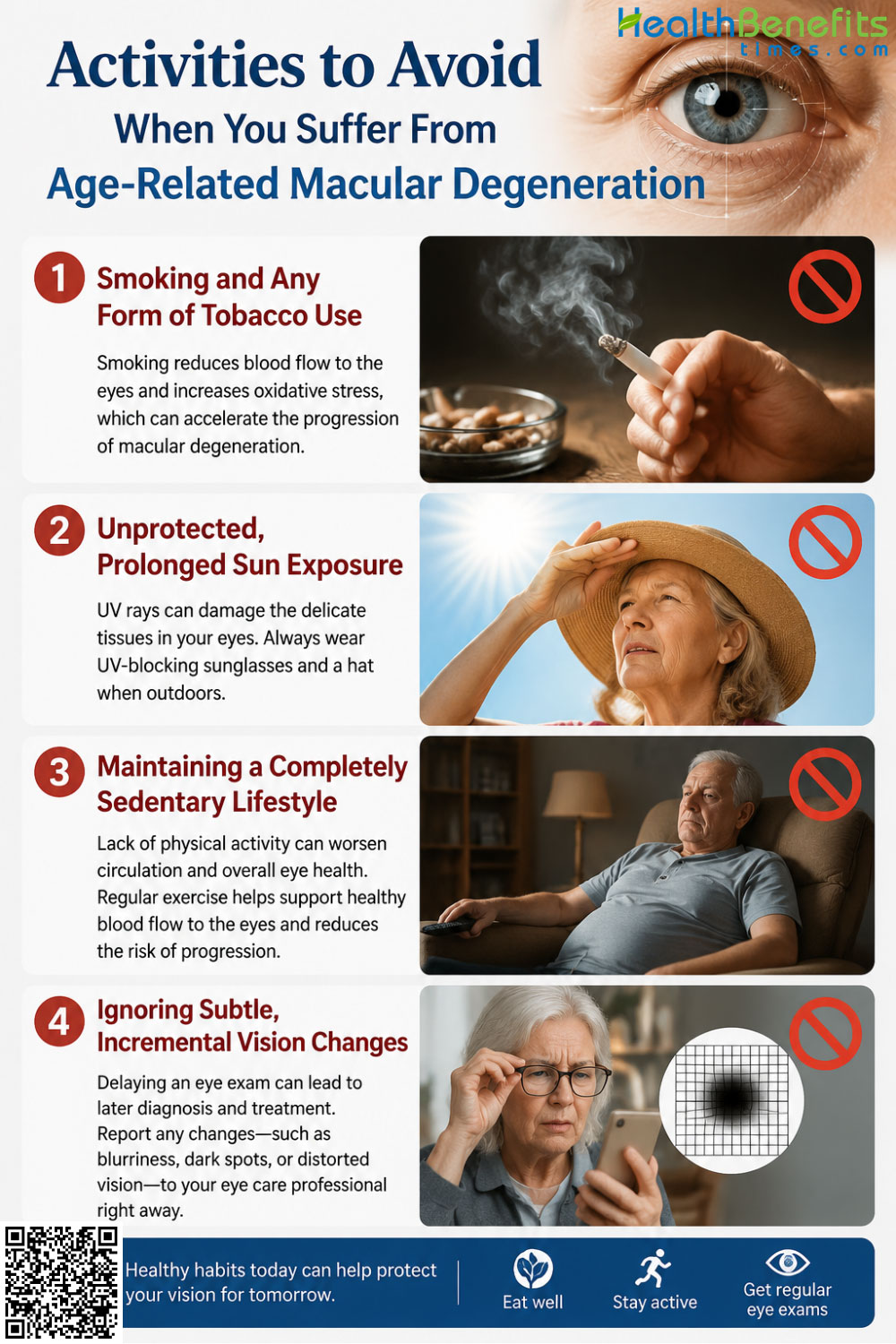 Activities to Avoid When You Suffer From Age-Related Macular Degeneration