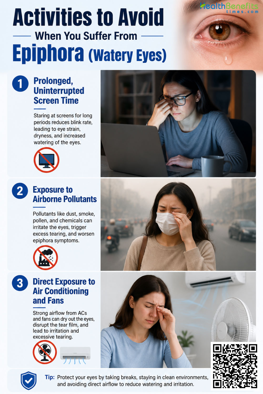 Activities to Avoid When You Suffer From Epiphora (Watery Eyes)