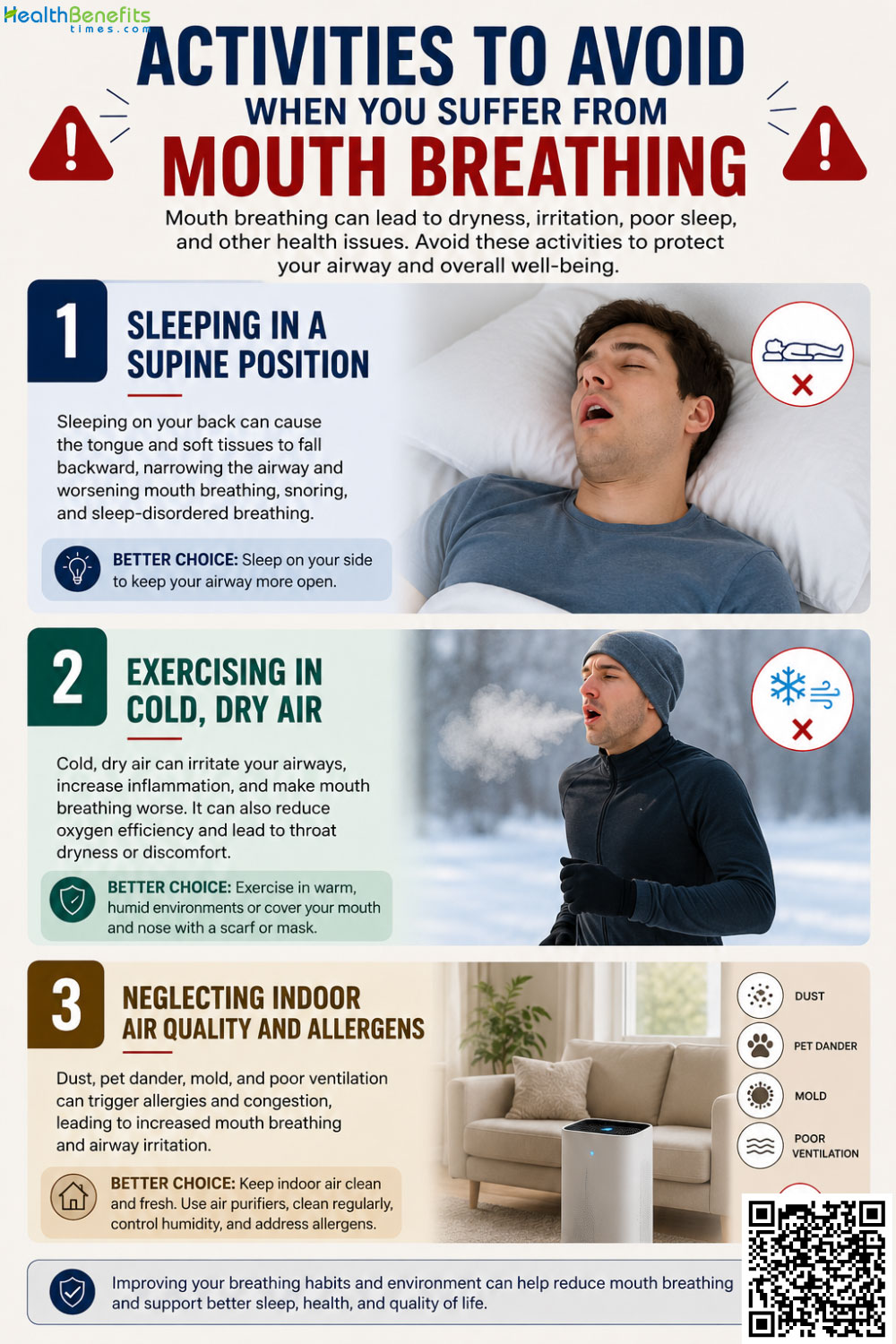 Activities to Avoid When You Suffer from Mouth Breathing