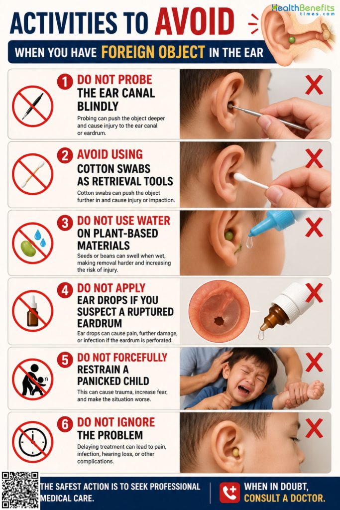 How to Remove Foreign object in the ear - Health Benefits