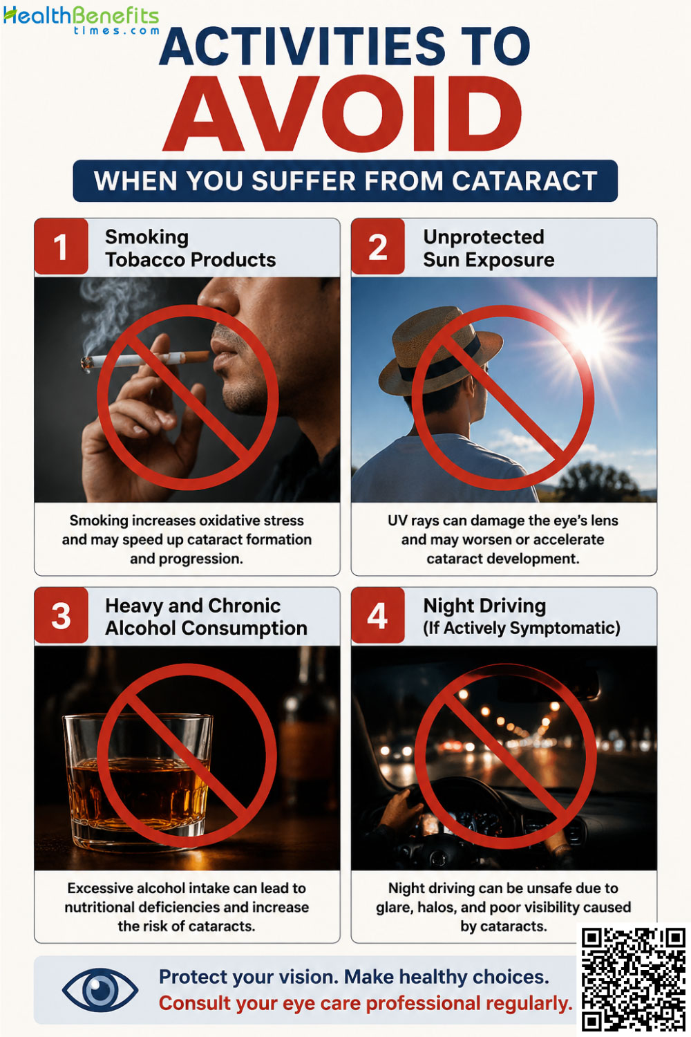 Activities to Avoid When You suffer from Cataract