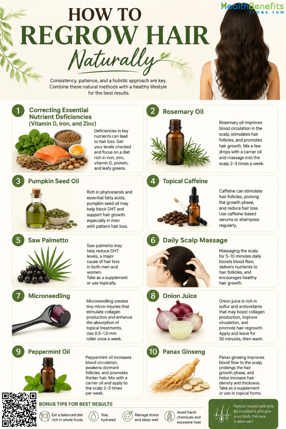 How to Regrow Hair Naturally