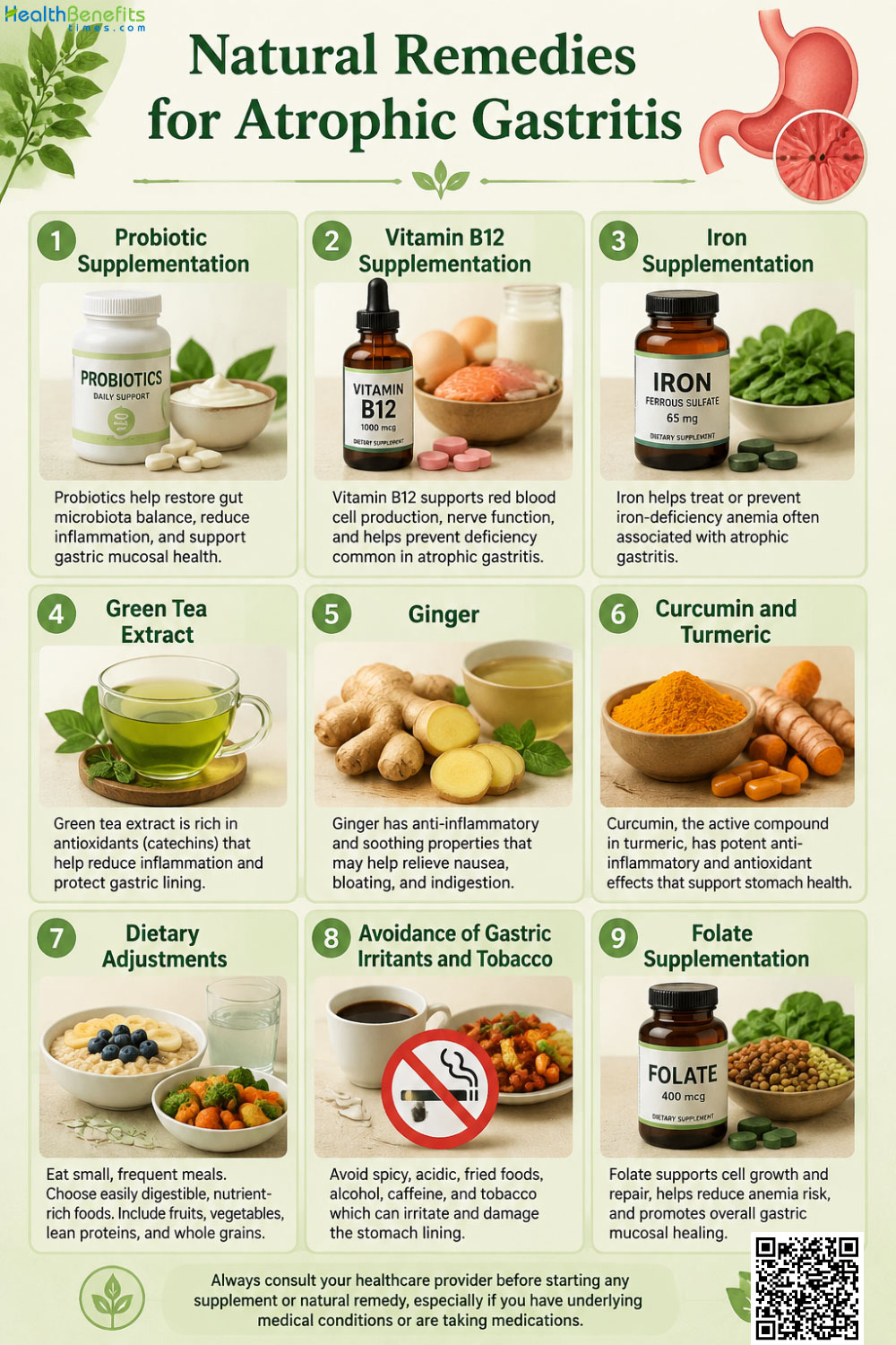 Natural Remedies for Atrophic Gastritis