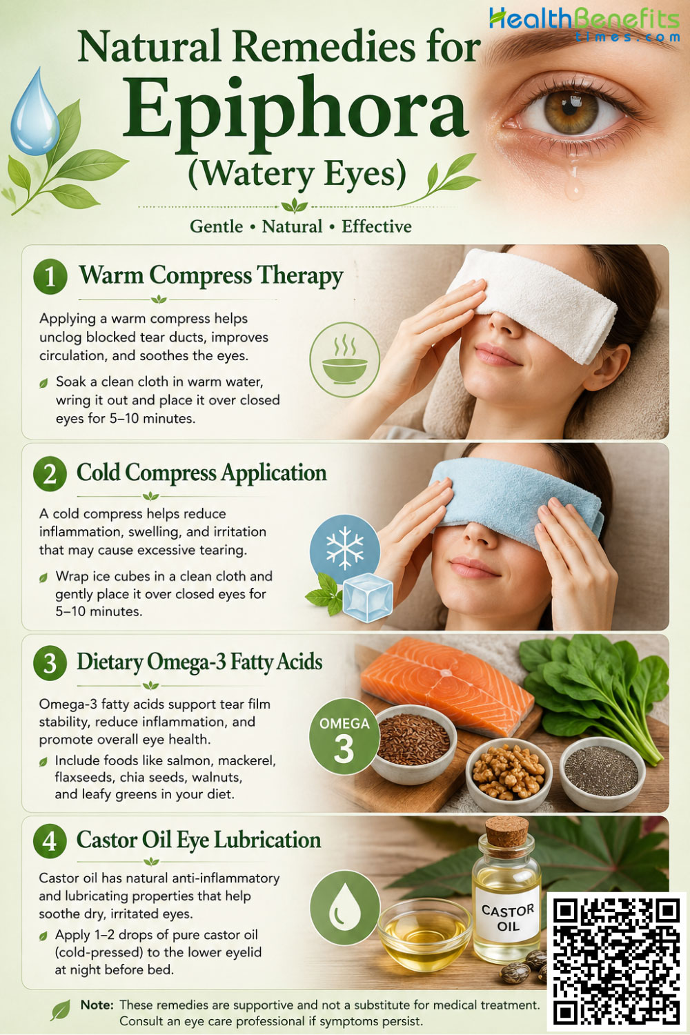 Natural Remedies for Epiphora (Watery Eyes)