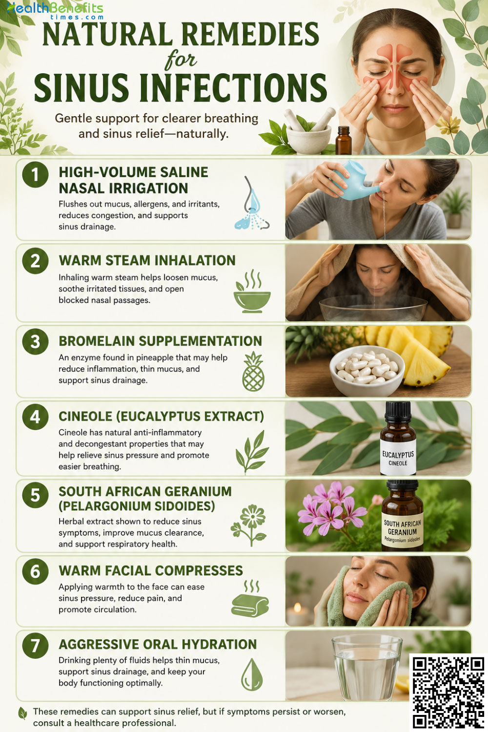 Natural Remedies for Sinus infections