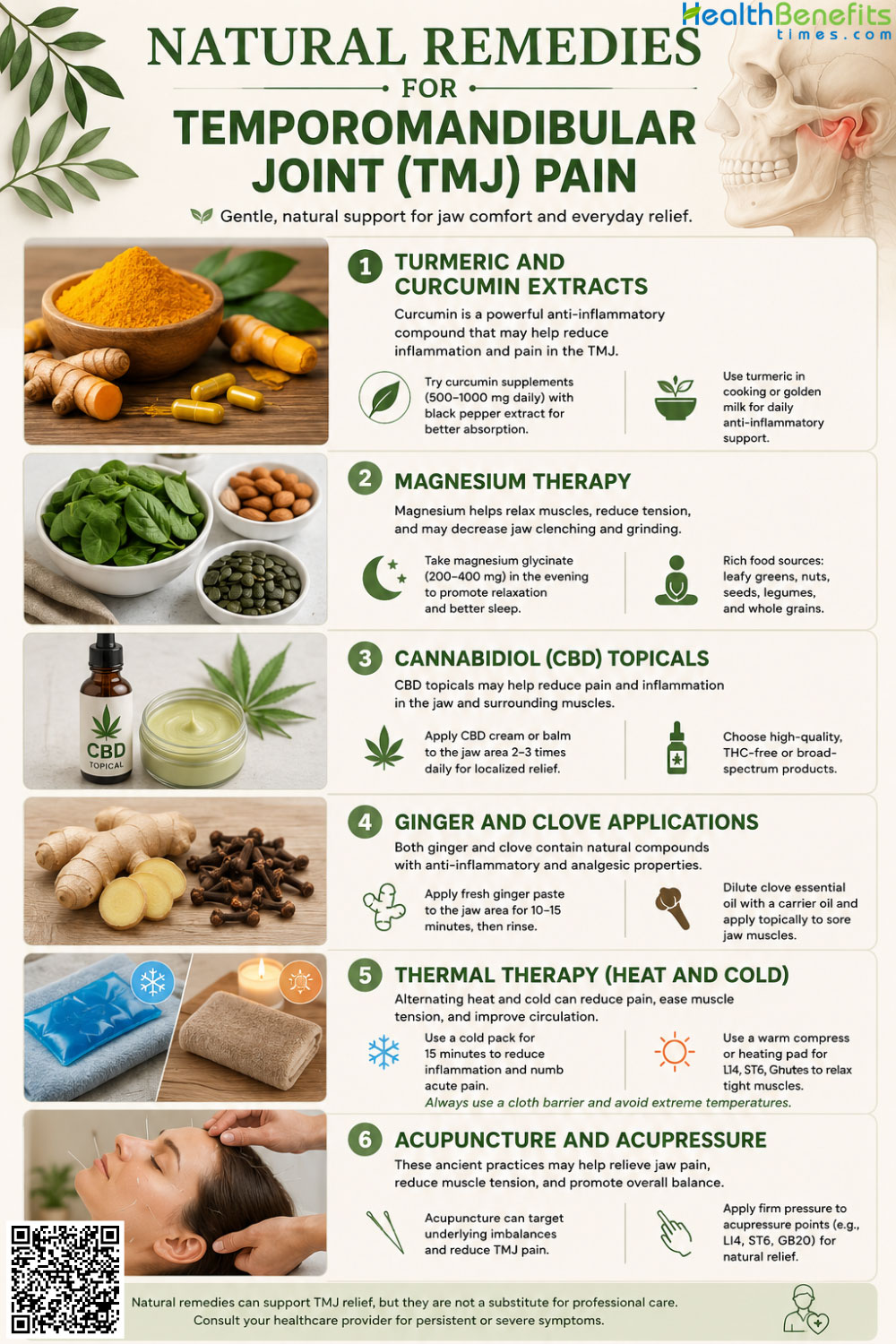 Natural Remedies for Temporomandibular Joint (TMJ) Pain