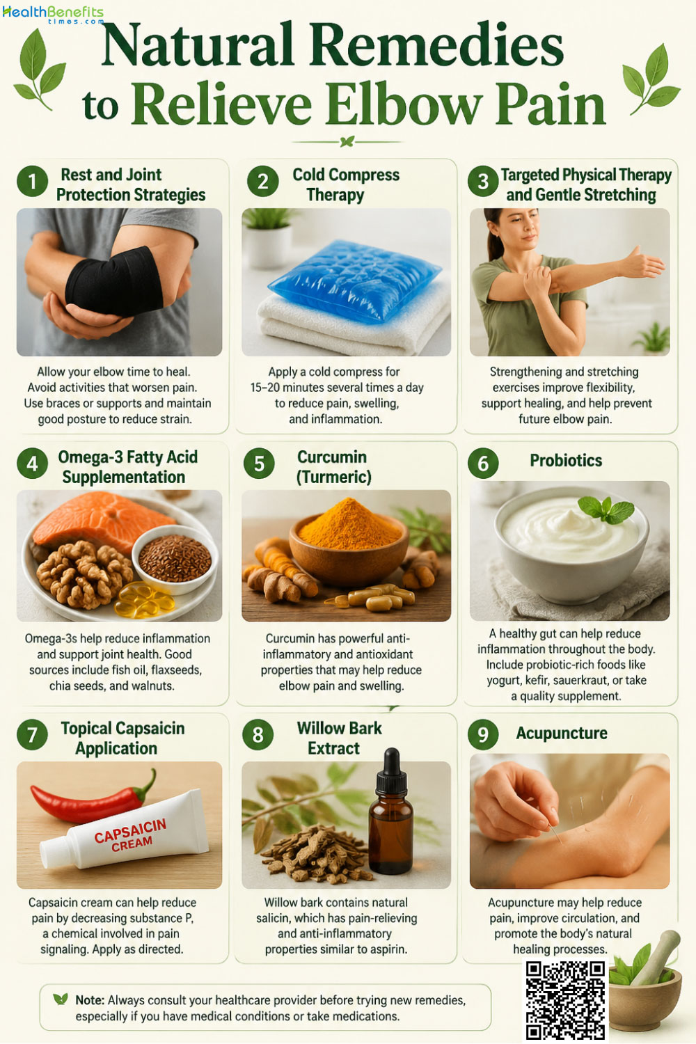 Natural Remedies to Relieve Elbow Pain