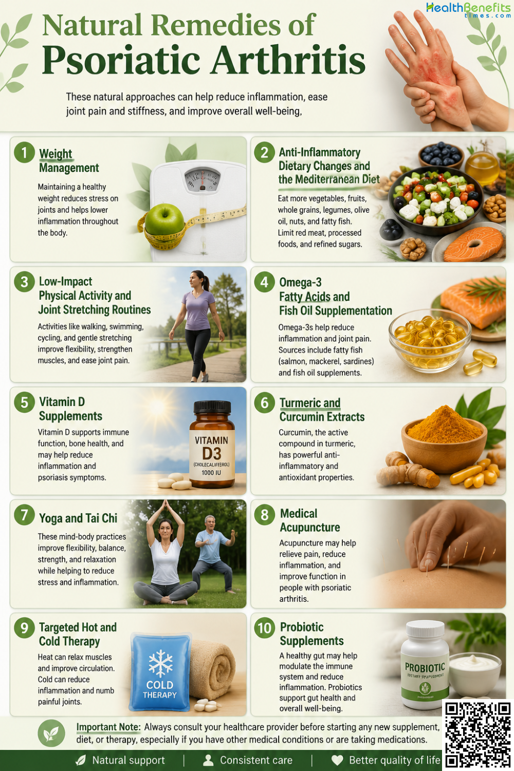Natural Remedies of Psoriatic Arthritis