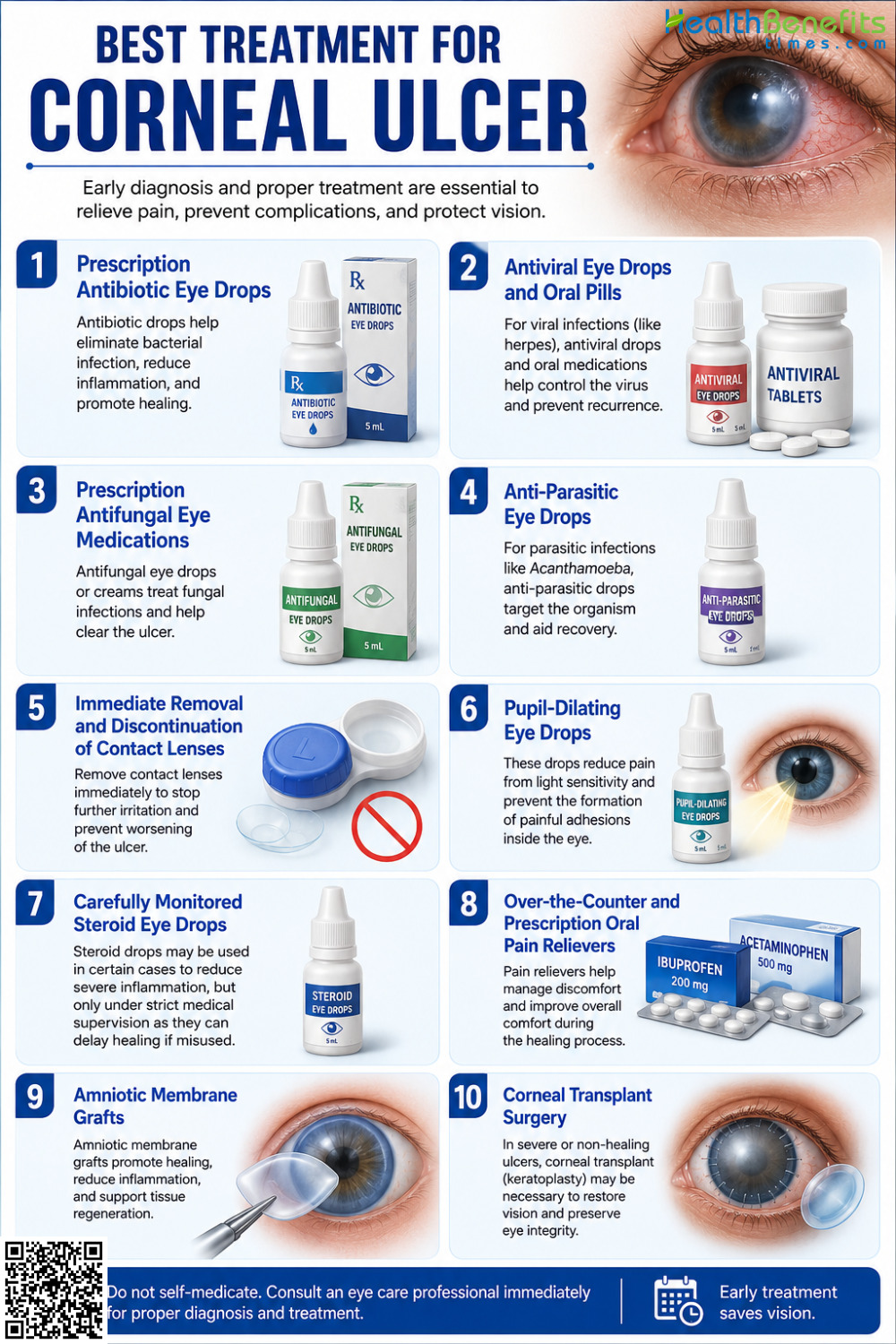 Best Treatment for Corneal Ulcer