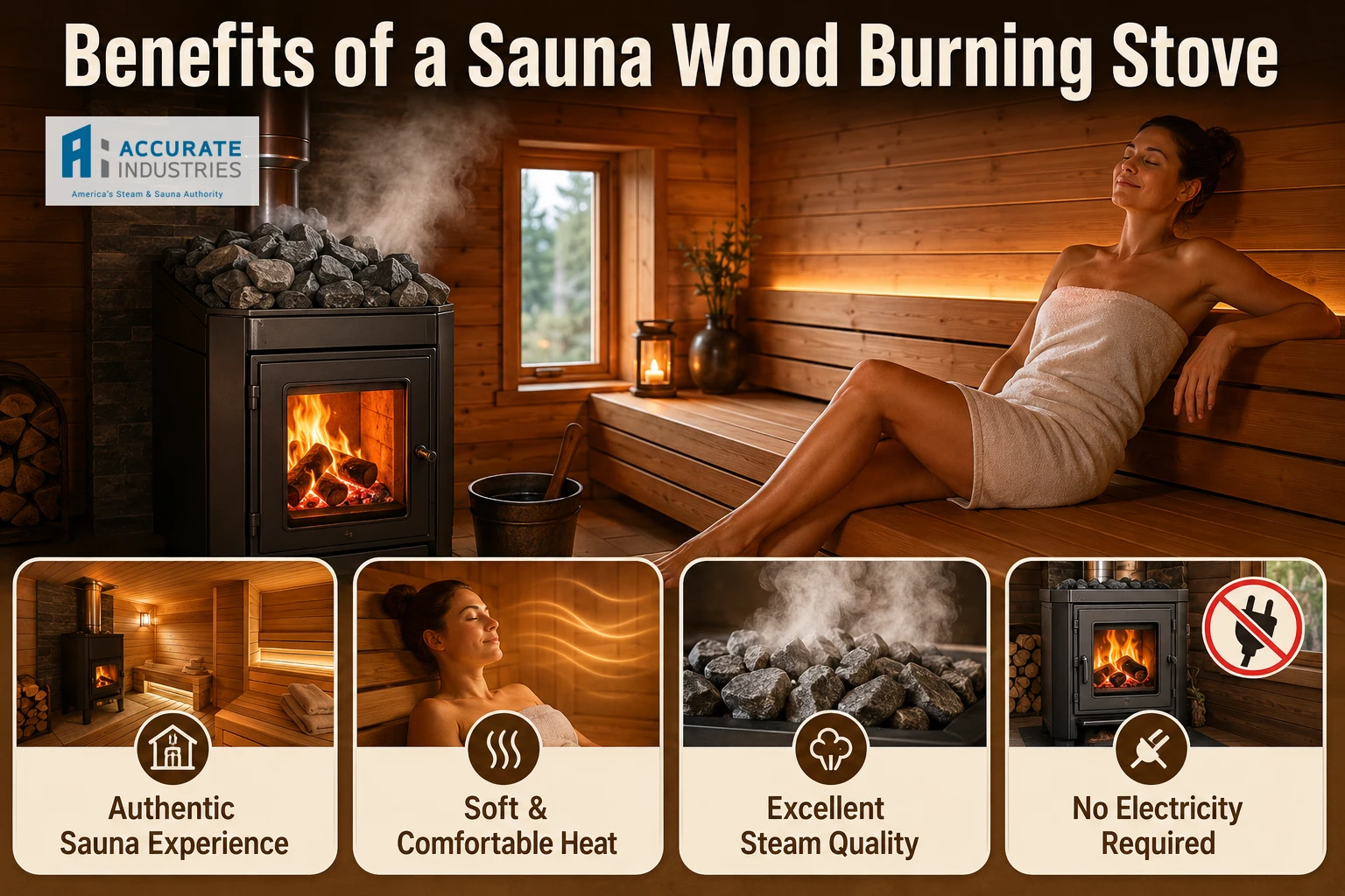 Benefits of Wood Burning Sauna Stove