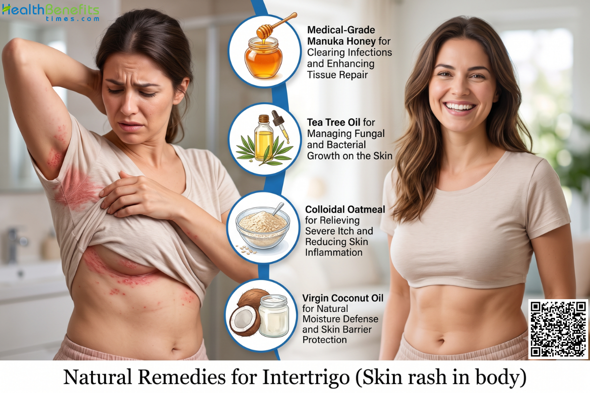 Natural Remedies for Intertrigo (Skin rash in body)