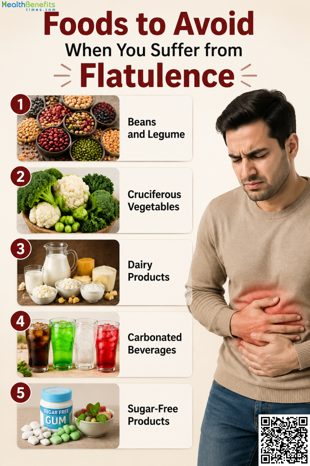 Foods to Avoid When You Suffer from Flatulence