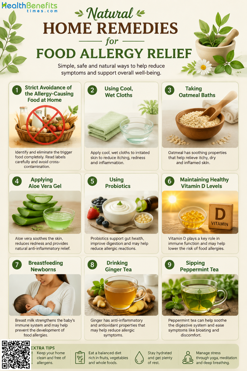 Natural Home Remedies for Food Allergy Relief