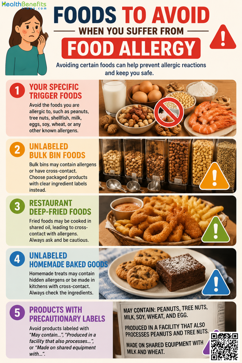 Foods to Avoid When You suffer from Food Allergy