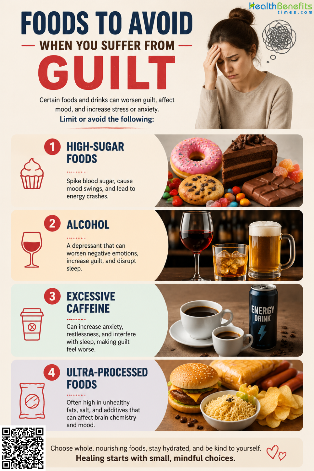 Foods to Avoid When You suffer from Guilt