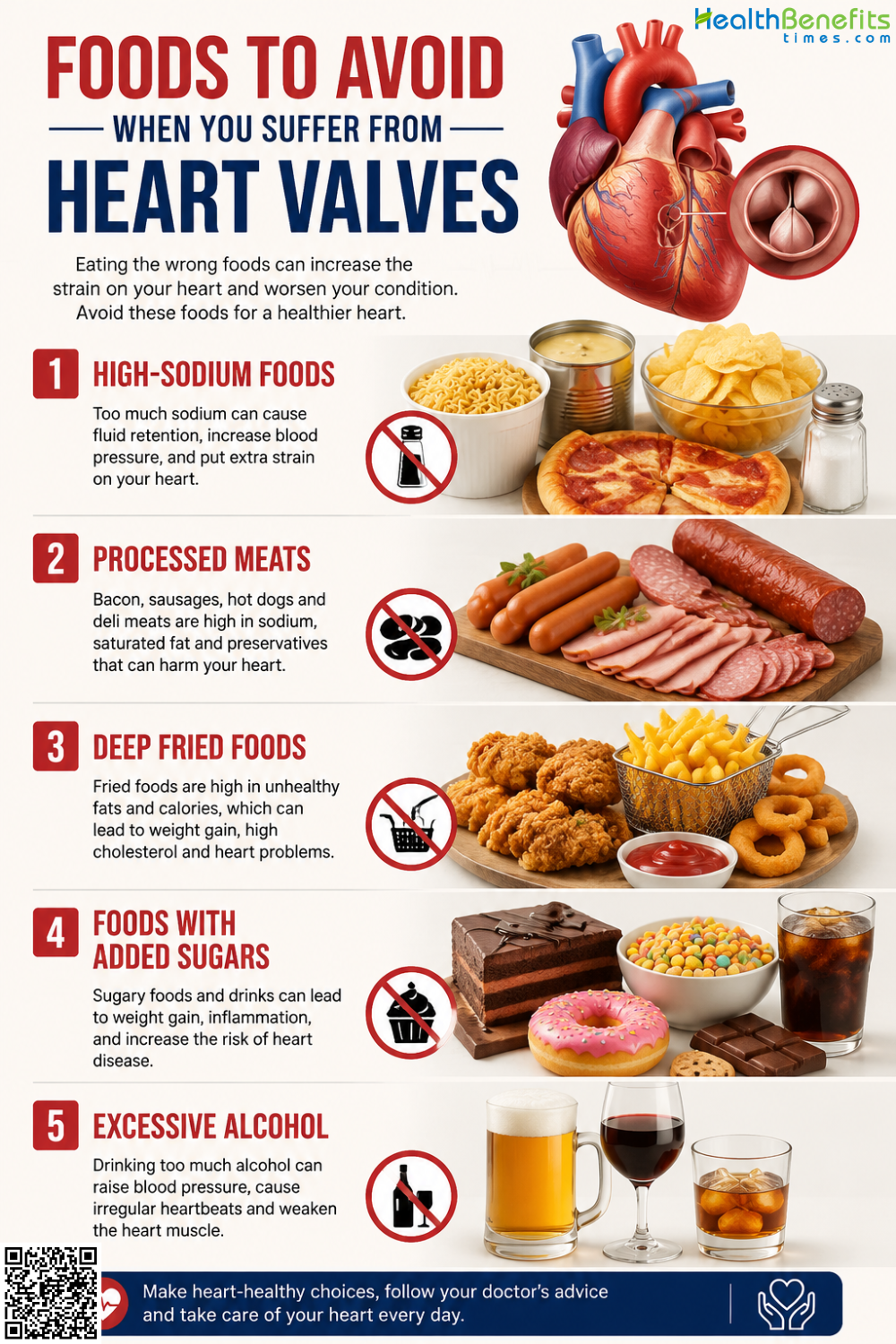 Foods to Avoid When You suffer from heart valves