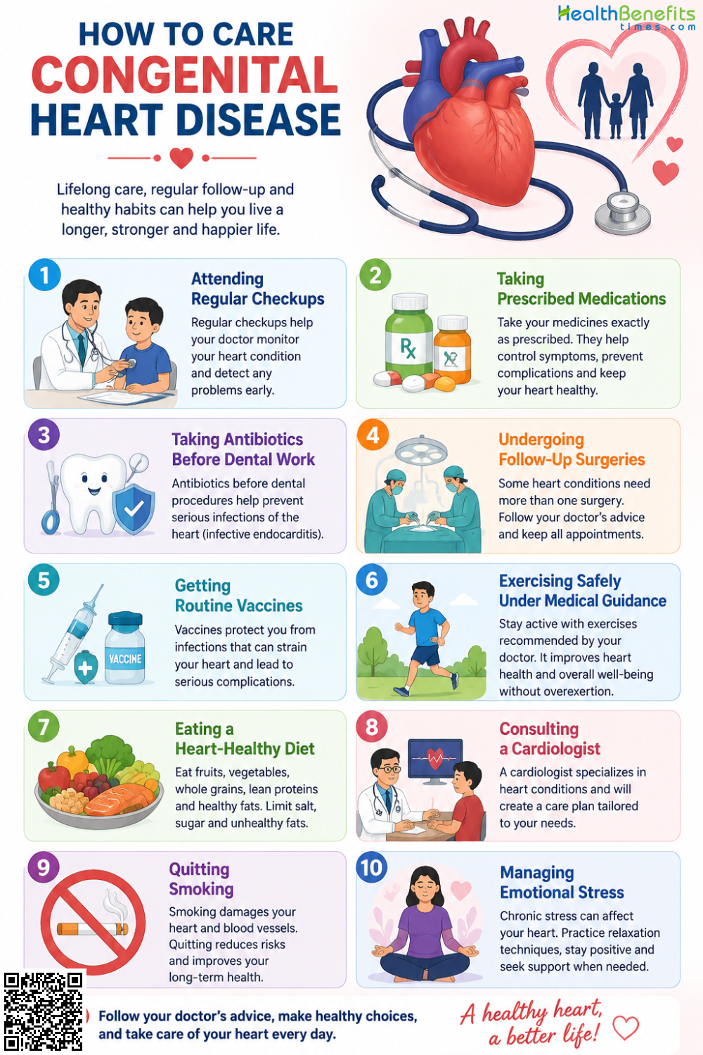 How to care Congenital Heart Disease