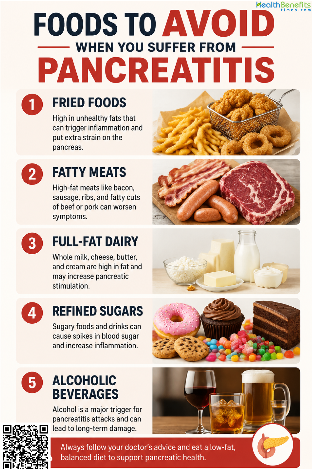 Foods to Avoid When You suffer from pancreatitis