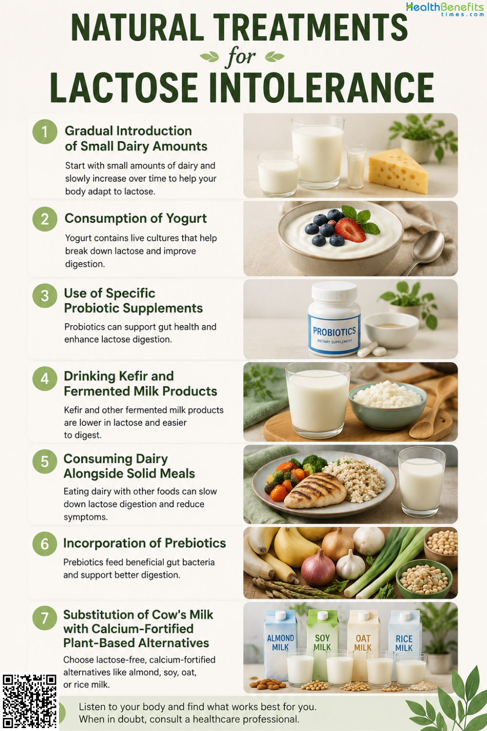 Natural treatments for lactose intolerance