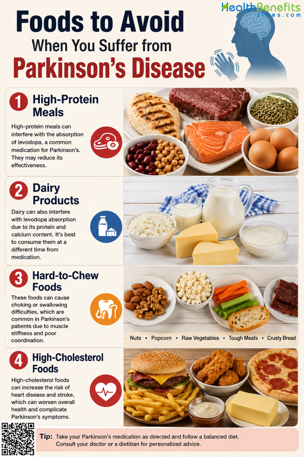 Foods to Avoid When You Suffer from Parkinson's Disease