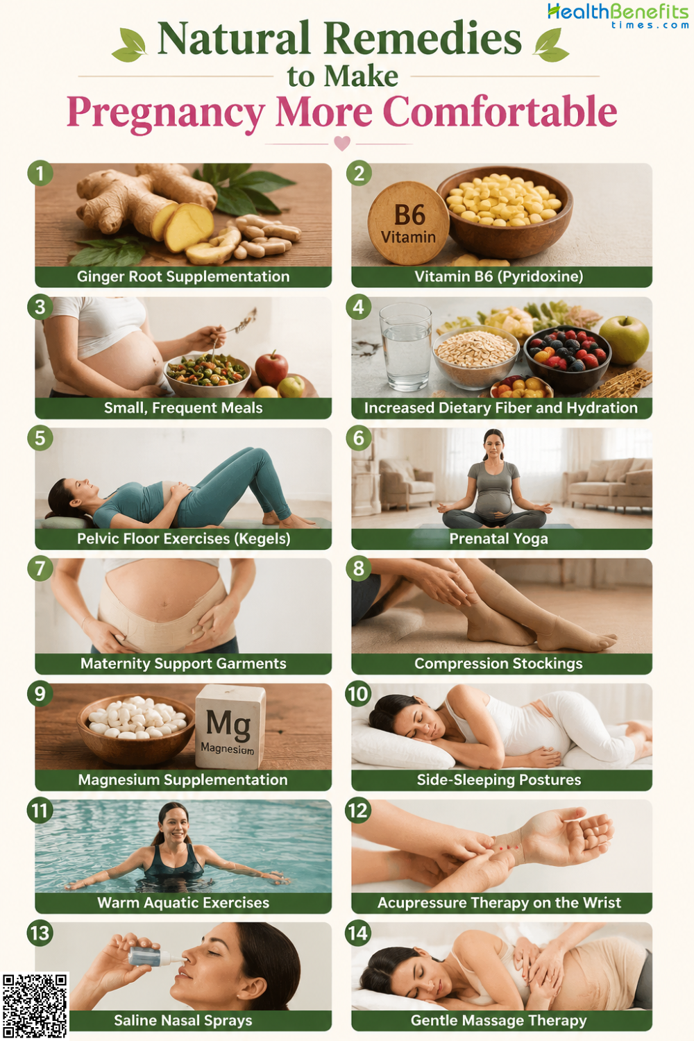 Natural Remedies to Make Pregnancy More Comfortable