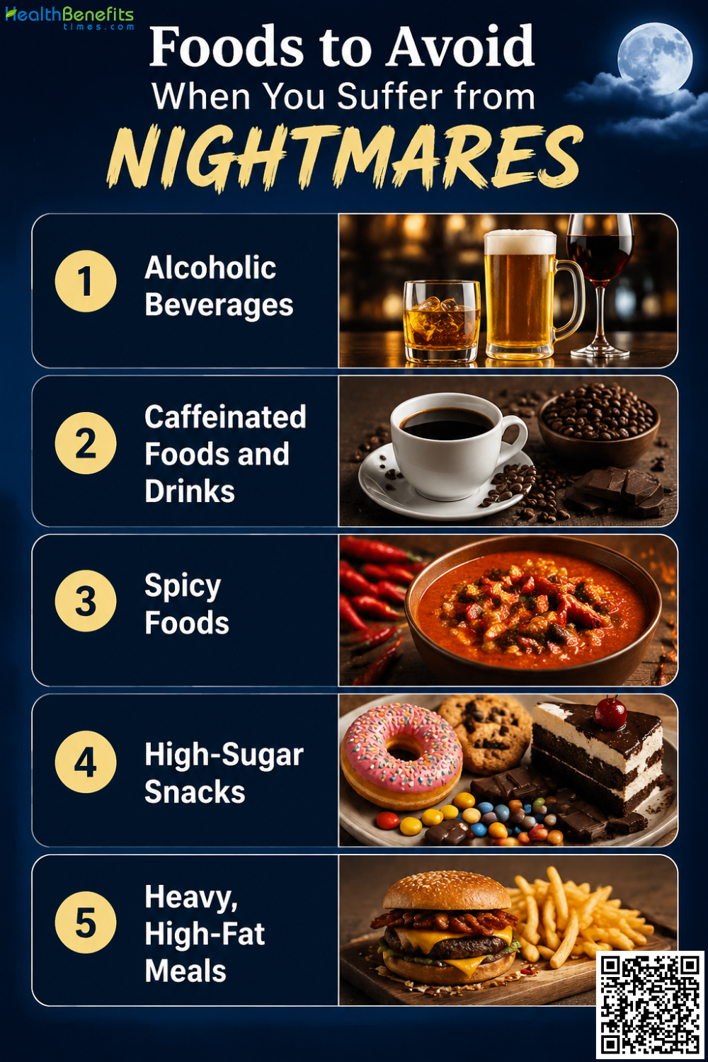 Foods to Avoid When You Suffer from Nightmares