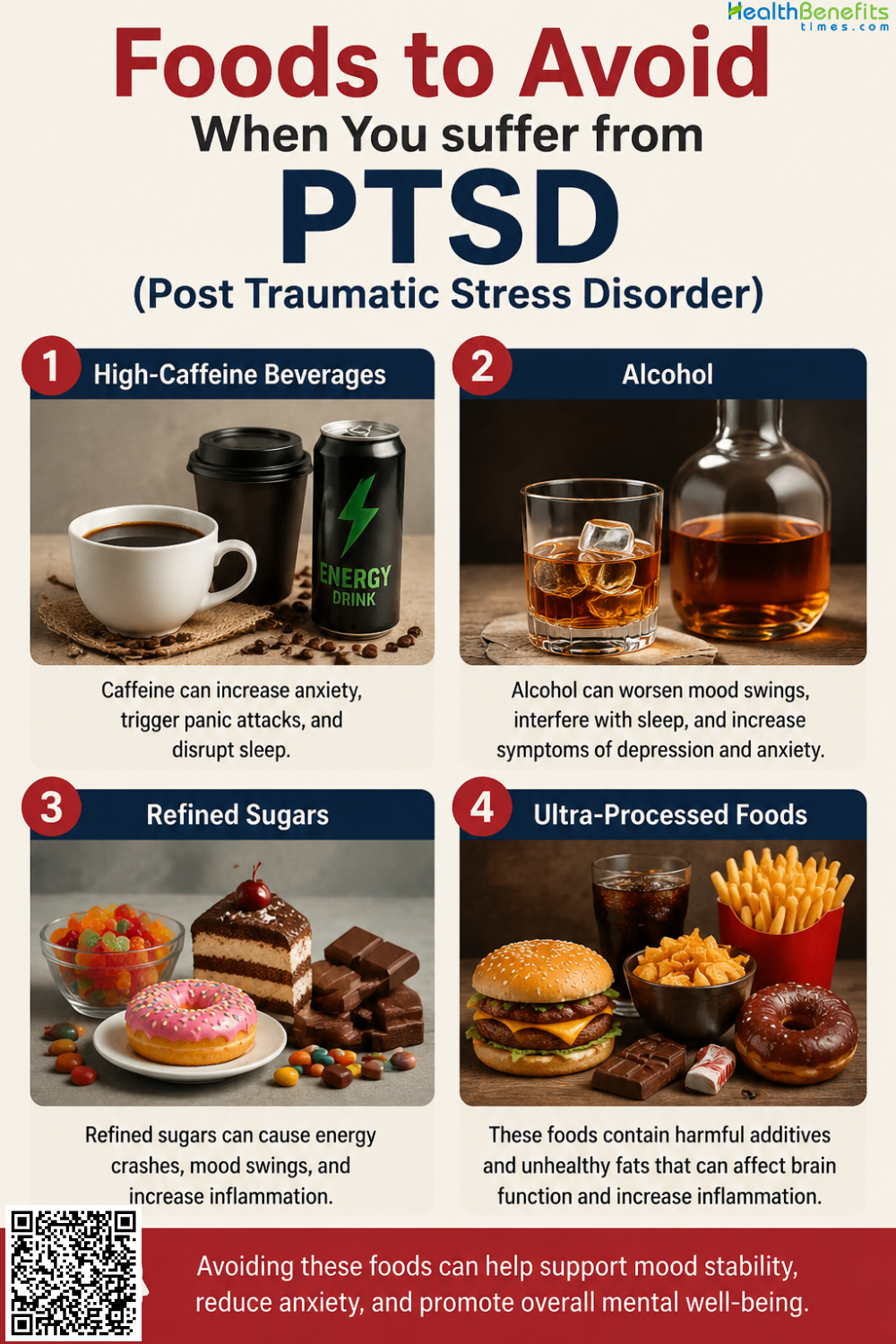 Foods to Avoid When You Suffer from PTSD