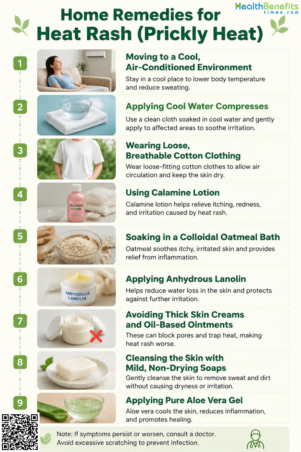 Home Remedies for Heat Rash (Prickly Heat)