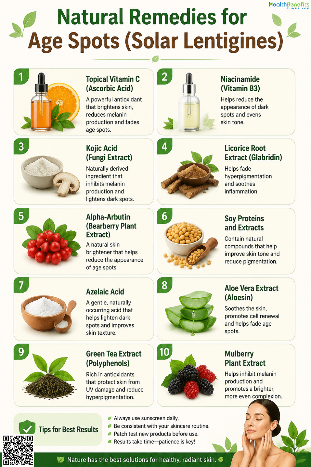 Natural Remedies for Age Spots (Solar Lentigines)