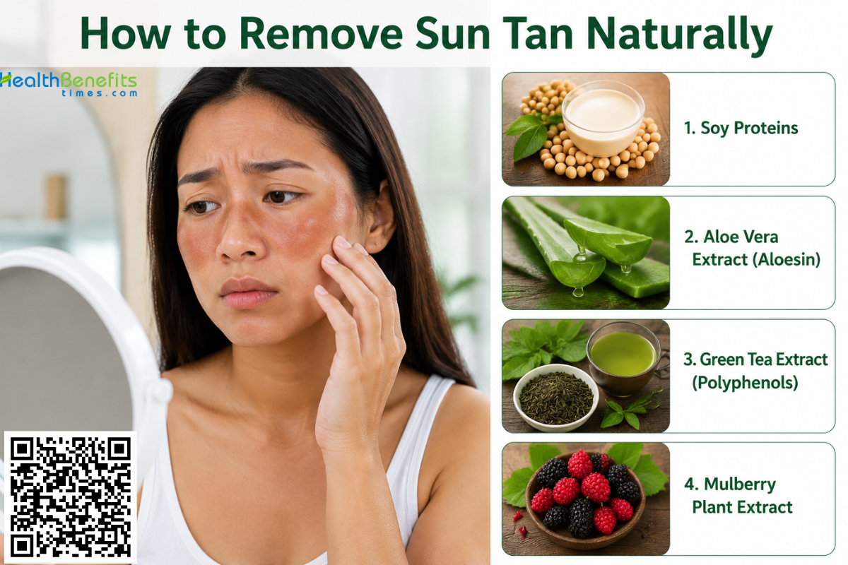 How to Remove Sun Tan Naturally