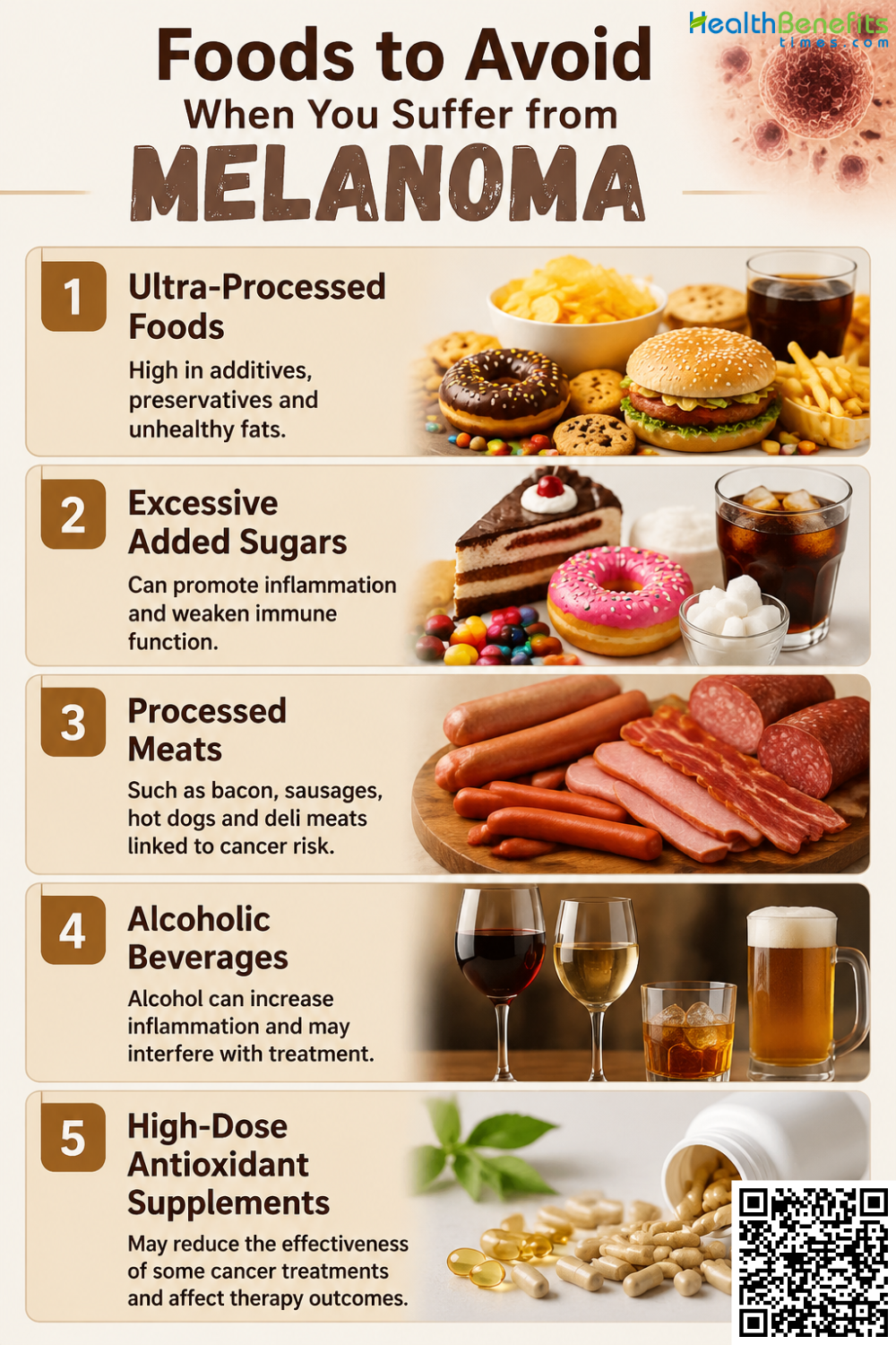 Foods to Avoid When Managing Melanoma