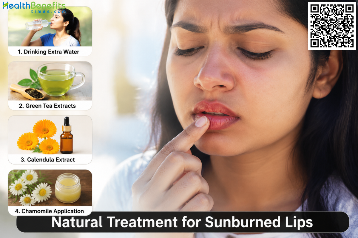 Natural Treatment for Sunburned Lips