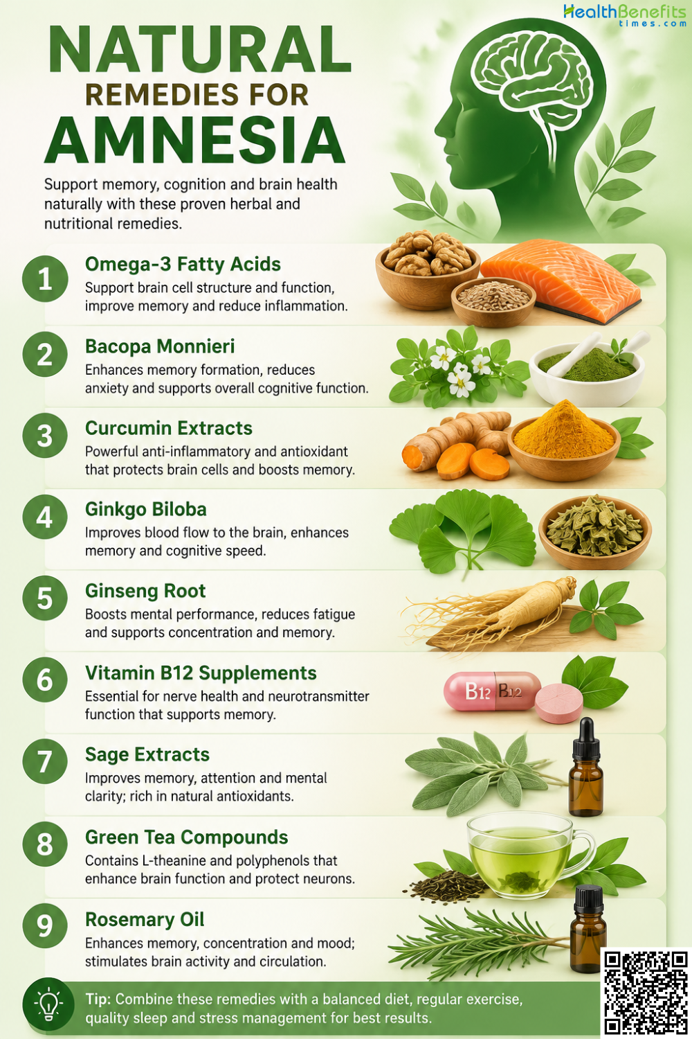 Natural Remedies for Amnesia