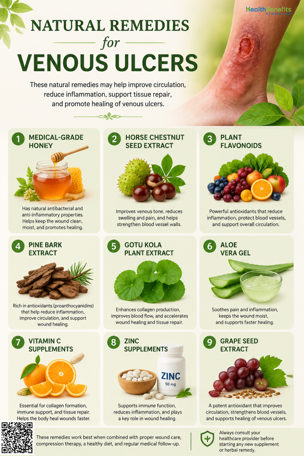 Natural Remedies for Venous Ulcers