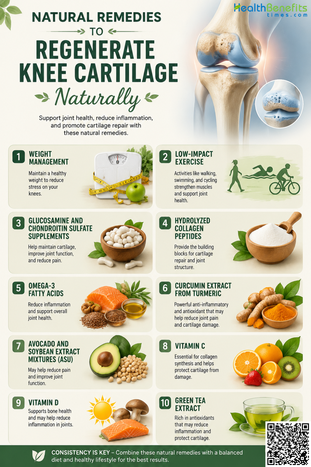 Natural Remedies to Regenerate Knee Cartilage Naturally